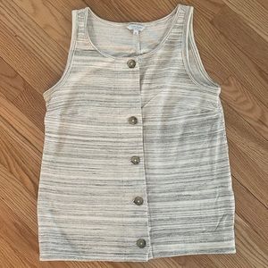 Lucky Brand Button Down Tank Top | Size XS